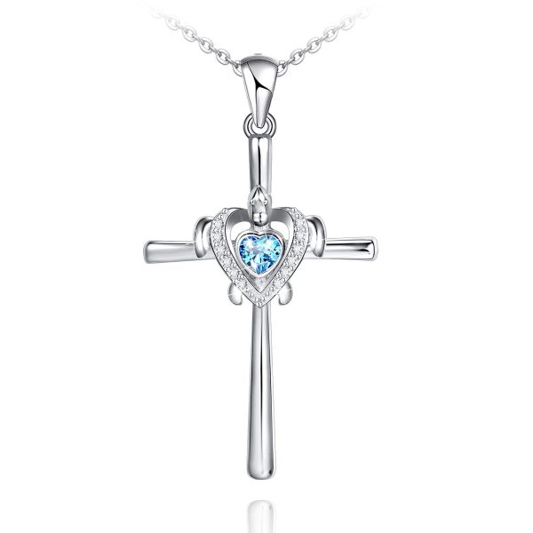 Double Love Heart Necklace Sterling Silver Ocean Spray Sea Turtle Pendant Necklace Birthday Gifts