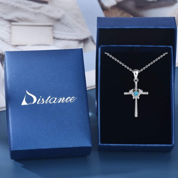 Double Love Heart Necklace Sterling Silver Ocean Spray Sea Turtle Pendant Necklace Birthday Gifts - Image 5