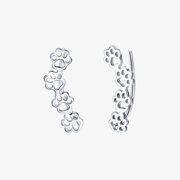 Dog Paw Print Climber Ear Cuff - Image 5