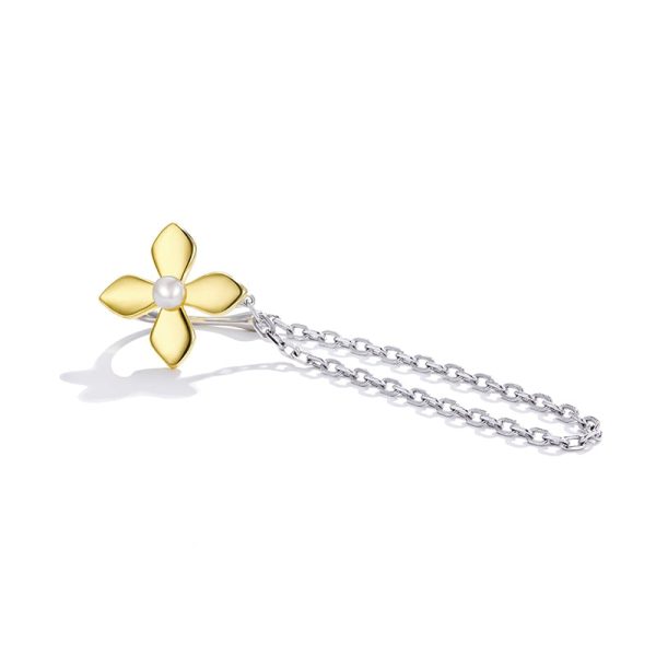 Flower Ear Cuff Earrings Clip - Image 4