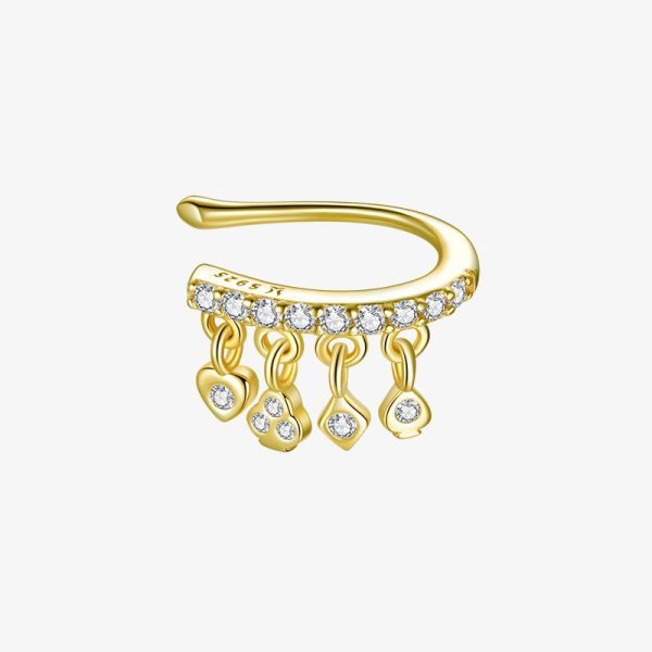 Dangle Helix Ear Cuff Earrings