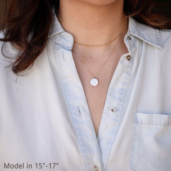 Heart Dainty Gold Choker Arrow Bar Layering Long Necklace - Image 3